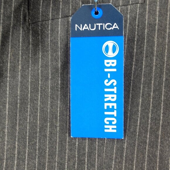 Men's NAUTICA Active Stretch Blazer Suit in Gaff Grey size 36S NWT - Picture 4 of 10